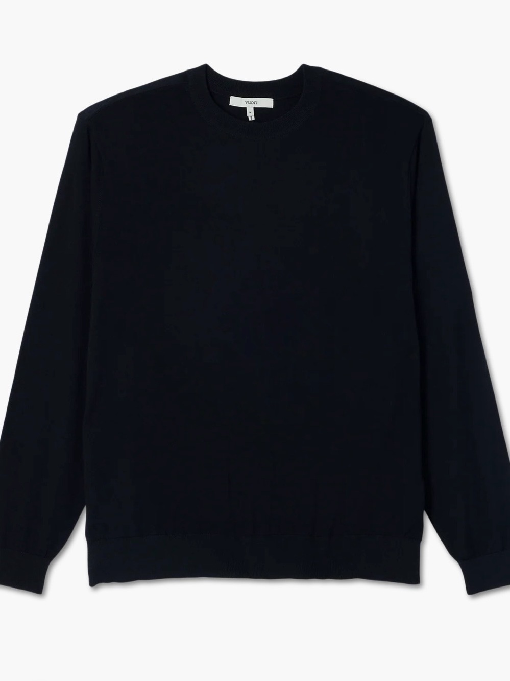 NWT Vuori Men's Fine Gauge Wool Sweater — Black Sz M